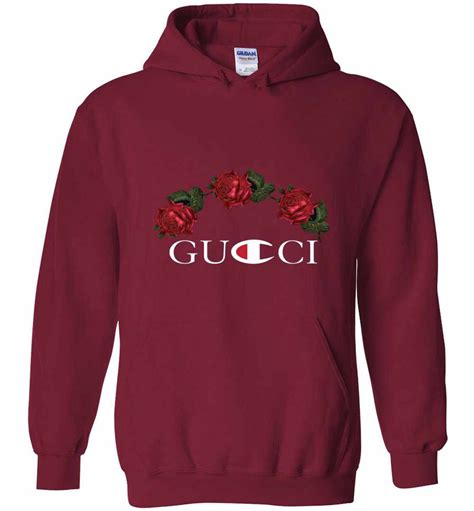 gucci champion hoodie authentic|original gucci hoodie.